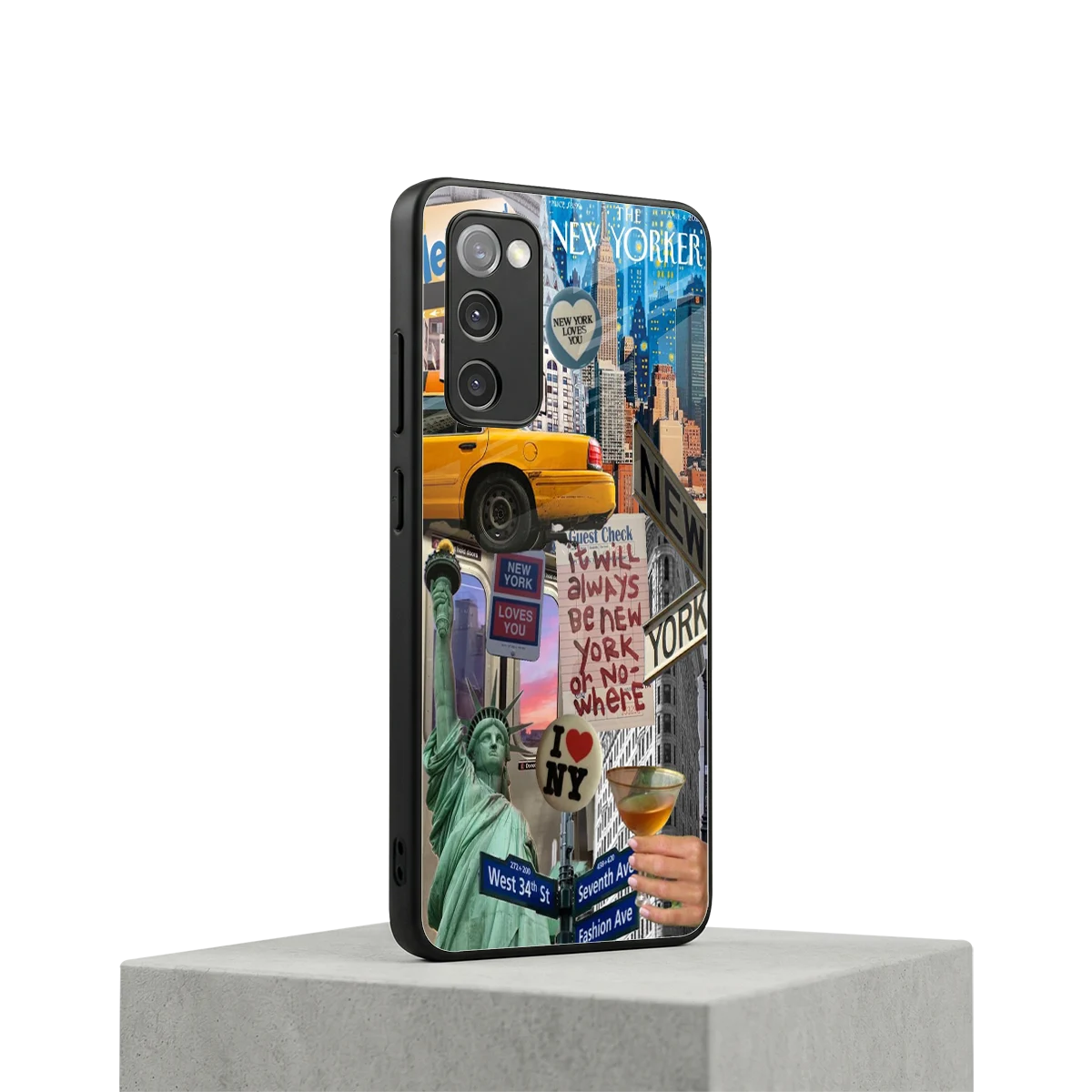 NY Forever samsung galaxy s20 fe mobile cover | shockproof glass phone case
