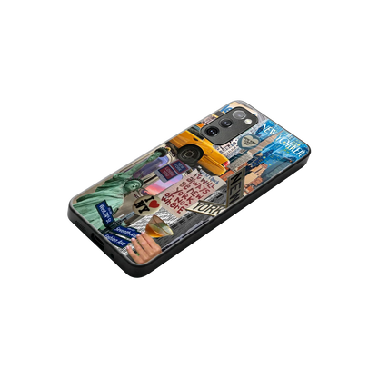NY Forever stylish phone case for samsung galaxy s20 fe | glossy glass and slim fit