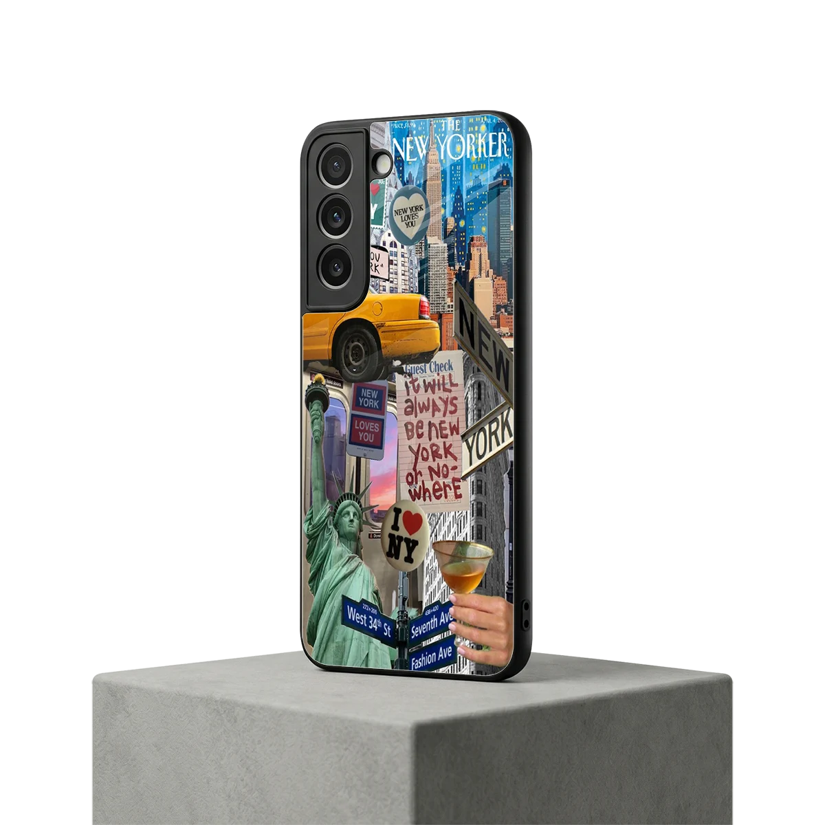 NY Forever samsung galaxy s22 mobile cover | shockproof glass phone case