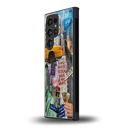 NY Forever samsung galaxy s24 ultra mobile cover | shockproof glass phone case