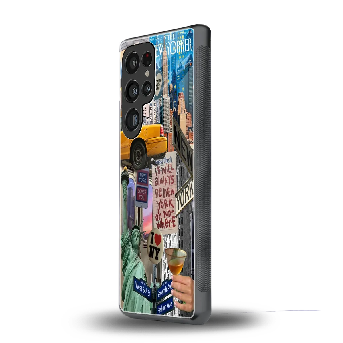 NY Forever samsung galaxy s25 ultra mobile cover | shockproof glass phone case