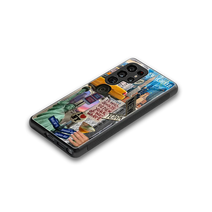 NY Forever stylish phone case for samsung galaxy s26 ultra | glossy glass and slim fit