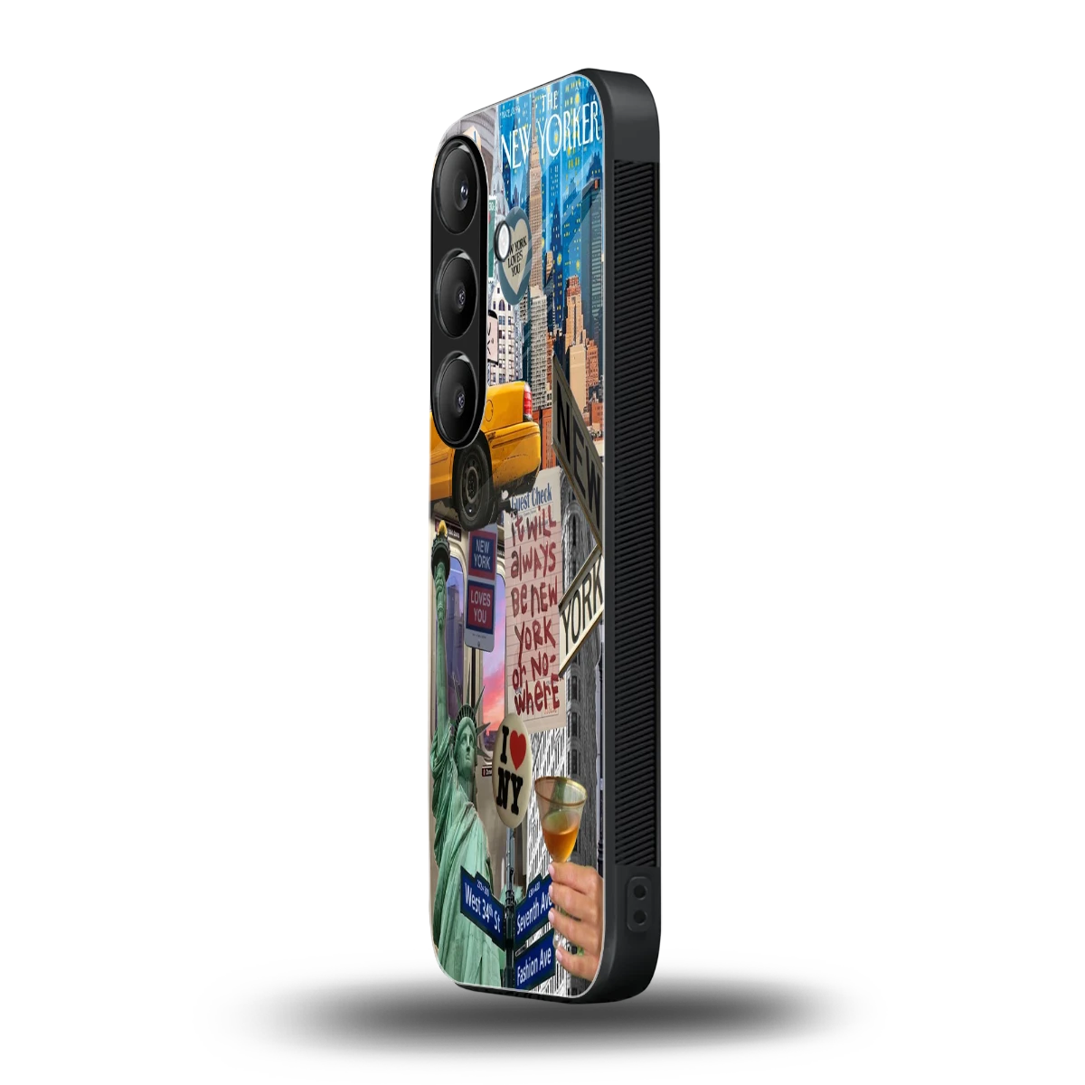 NY Forever samsung galaxy s24 mobile cover | shockproof glass phone case