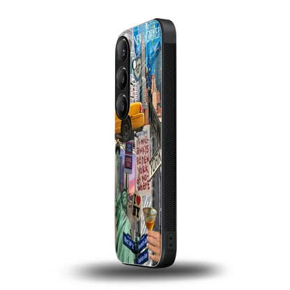 NY Forever samsung galaxy s24 mobile cover | shockproof glass phone case