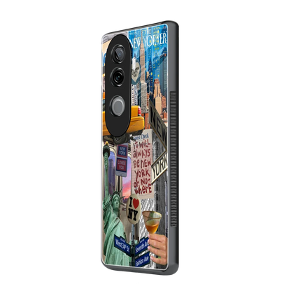 NY Forever vivo v40e mobile cover | shockproof glass phone case