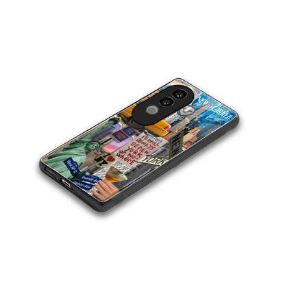 NY Forever stylish phone case for vivo v40e | glossy glass and slim fit