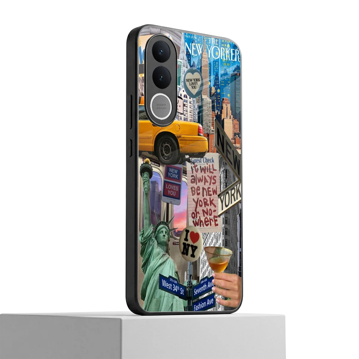 NY Forever vivo v70 fe mobile cover | shockproof glass phone case