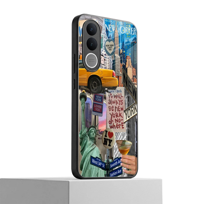 NY Forever vivo v70 fe mobile cover | shockproof glass phone case