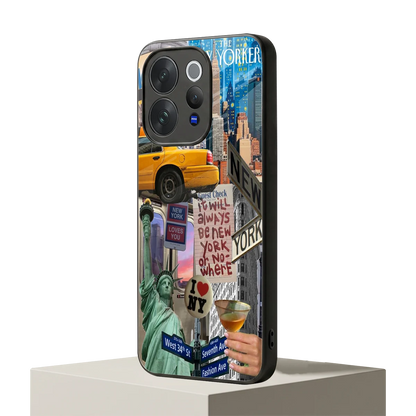 NY Forever vivo v70 elite mobile cover | shockproof glass phone case