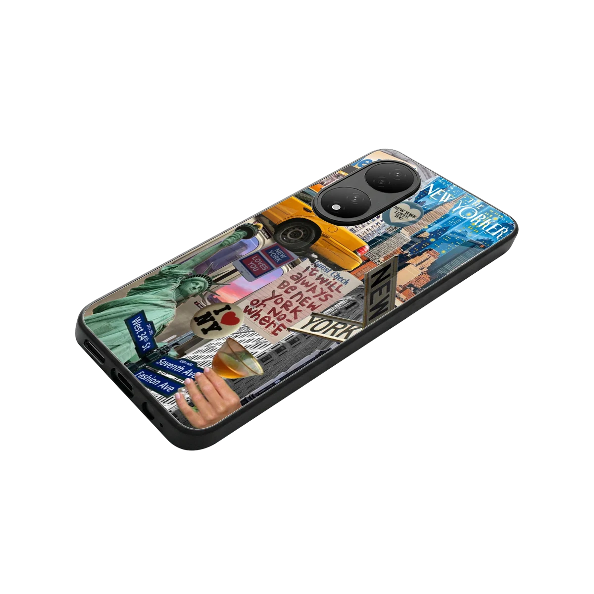NY Forever stylish phone case for Vivo-y100 | glossy glass and slim fit