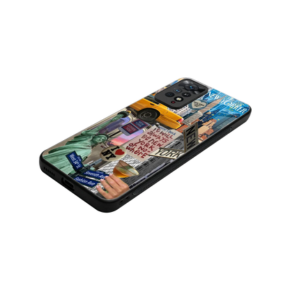 NY Forever stylish phone case for redmi note 11 pro | glossy glass and slim fit