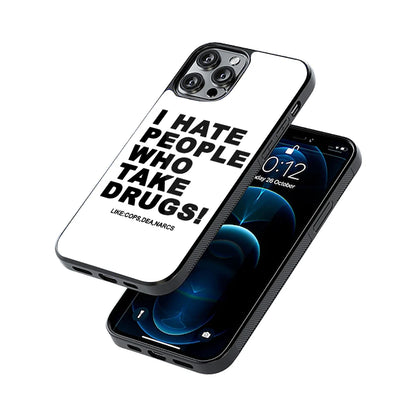 Protective Glass Back Phone Case Compatible with iPhone, Samsung, OnePlus, Pixel & More