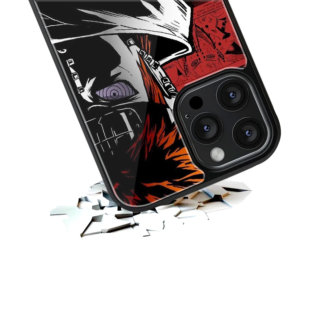Durable Glass Back Mobile Case for iPhone, Samsung, OnePlus, Google Pixel, Redmi, Vivo, Oppo