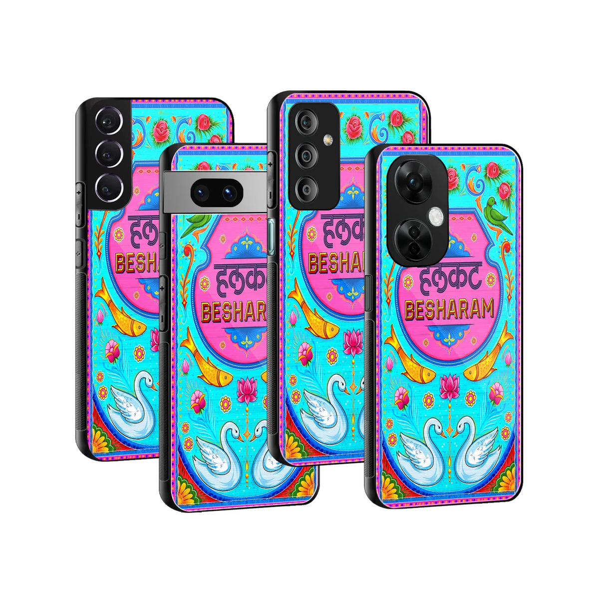 Stylish Glass Back Case for All Smartphones iPhone, Samsung, OnePlus, Pixel, Redmi, Oppo, Vivo, Motorola