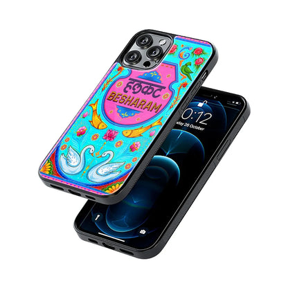 Protective Glass Back Phone Case Compatible with iPhone, Samsung, OnePlus, Pixel & More