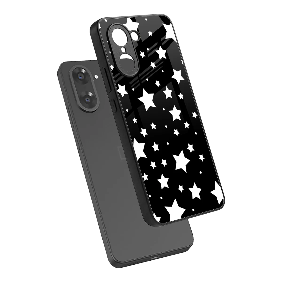 Nebula sleek oneplus nord ce5 5g cover with tempered glass back and TPU edges