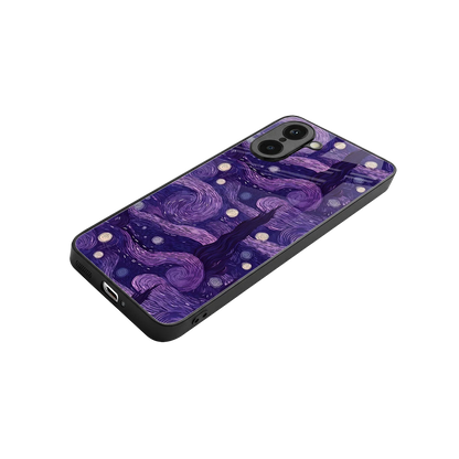 Nebula Galaxy stylish phone case for oneplus nord ce5 5g | glossy glass and slim fit