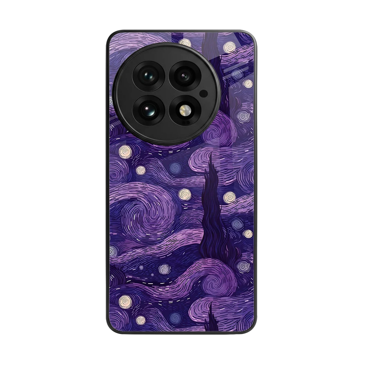 Nebula Galaxy back phone cover | glass case for oneplus 13
