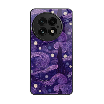 Nebula Galaxy back phone cover | glass case for oneplus 13