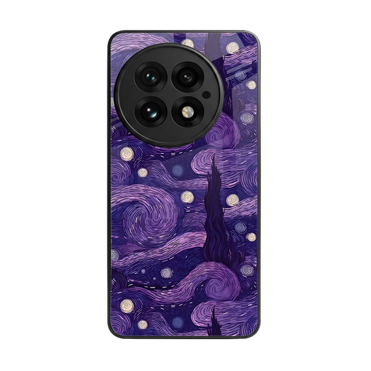 Nebula Galaxy back phone cover | glass case for oneplus 13