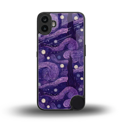 Nebula Galaxy back phone cover | glass case for cmf nothing phone 1