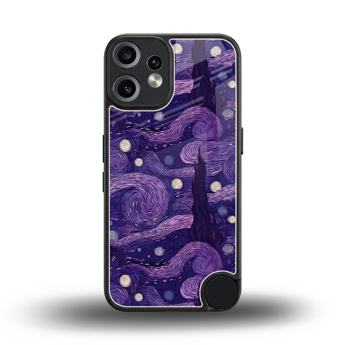 Nebula Galaxy back phone cover | glass case for cmf nothing phone 2 pro