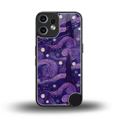 Nebula Galaxy back phone cover | glass case for cmf nothing phone 2 pro