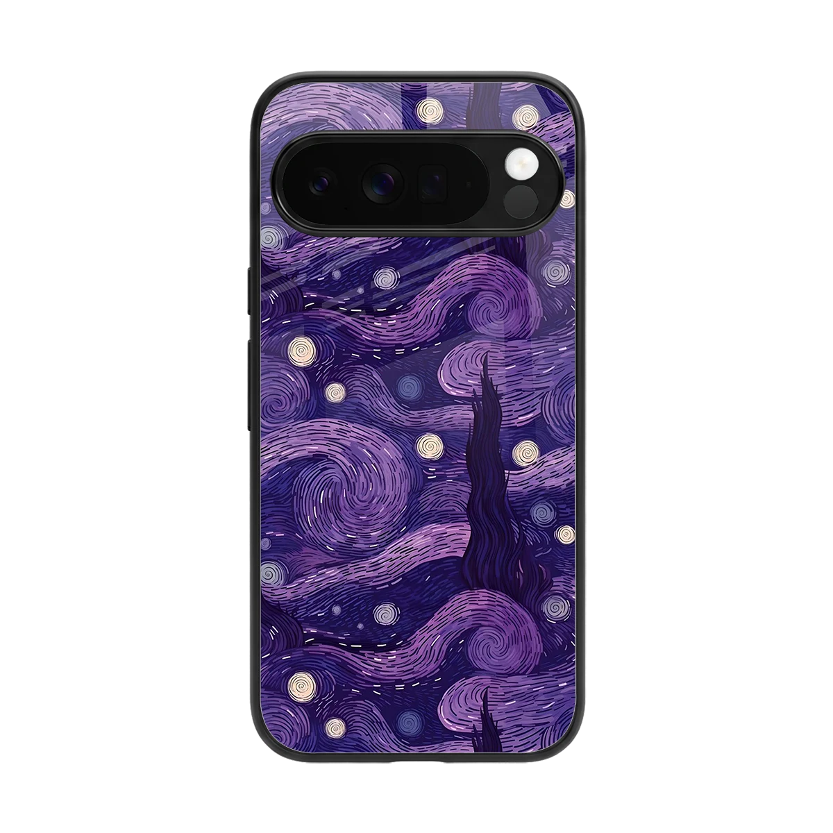 Nebula Galaxy back phone cover | glass case for google pixel 10 pro xl