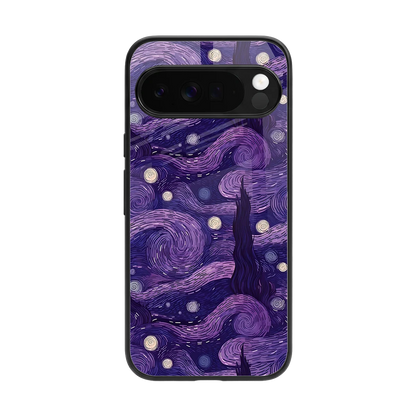 Nebula Galaxy back phone cover | glass case for google pixel 10 pro xl