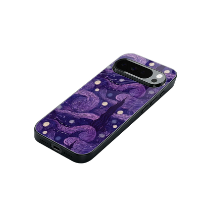 Nebula Galaxy stylish phone case for google pixel 10 pro xl | glossy glass and slim fit