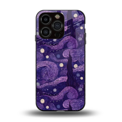 Nebula Galaxy back phone cover | glass case for iphone 13 pro