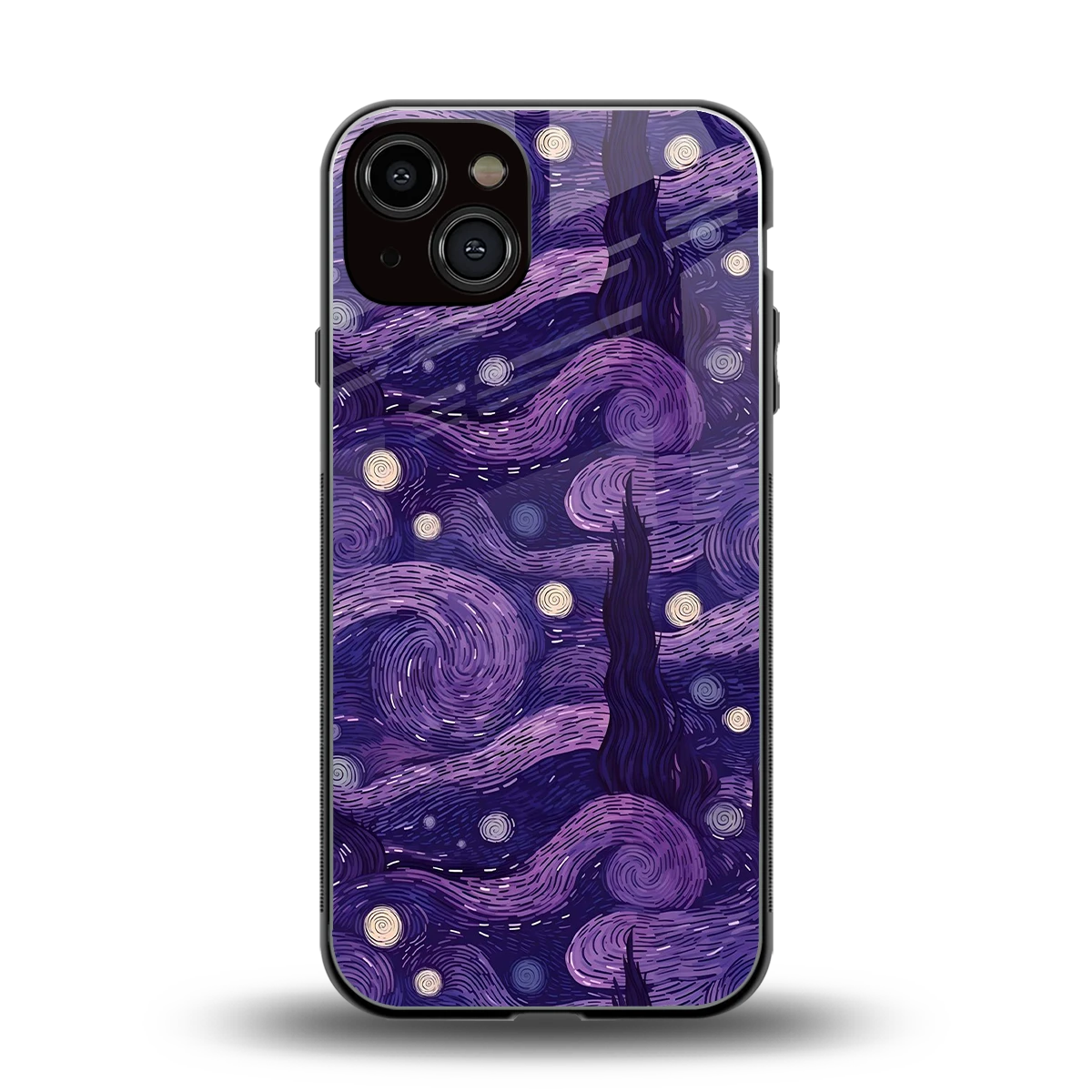 Nebula Galaxy back phone cover | glass case for iphone 14