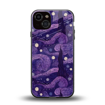 Nebula Galaxy back phone cover | glass case for iphone 14