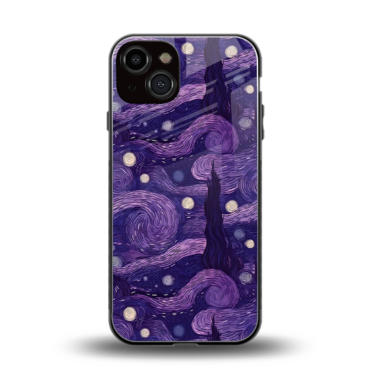 Nebula Galaxy back phone cover | glass case for iphone 14