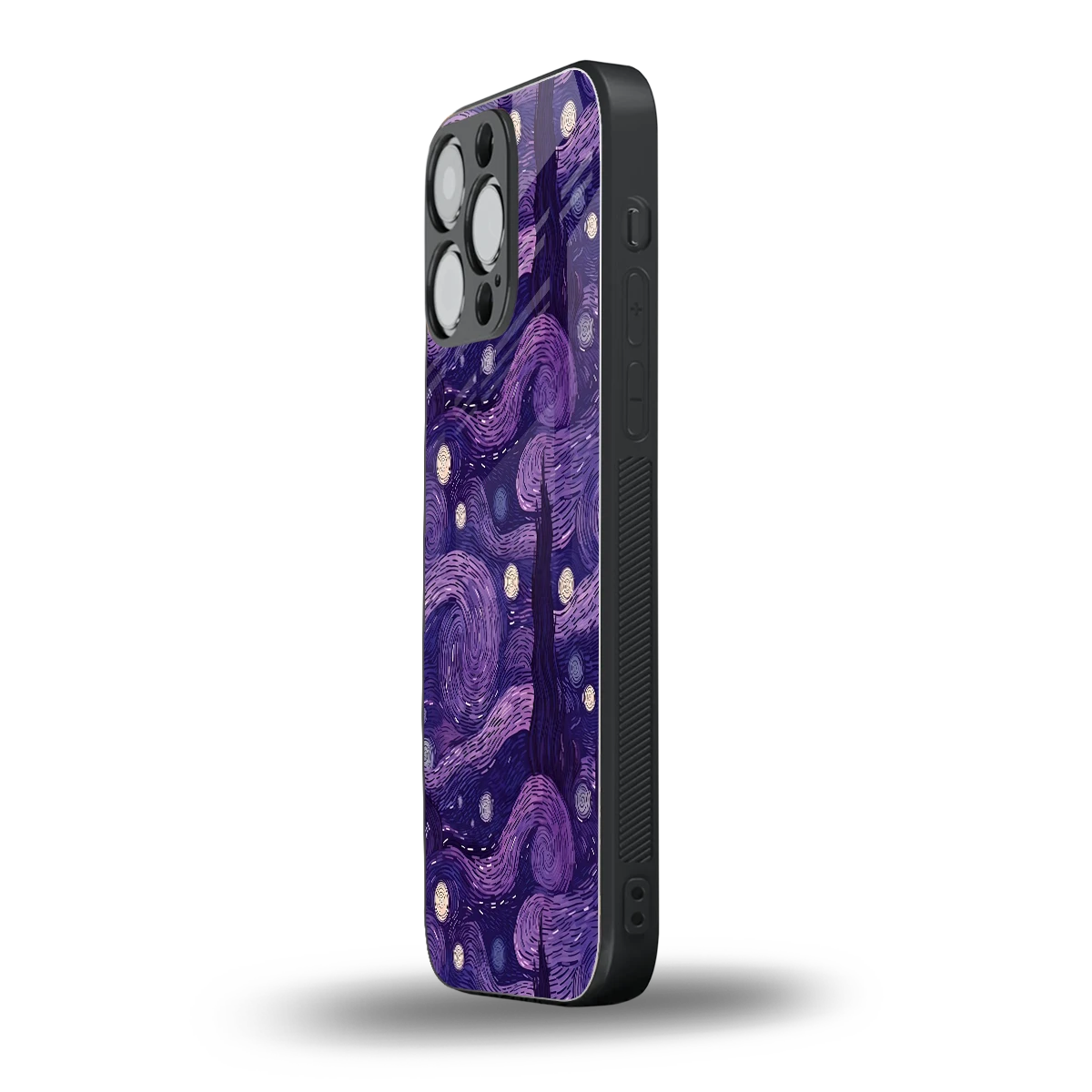 Nebula Galaxy iphone 15 pro max mobile cover | shockproof glass phone case