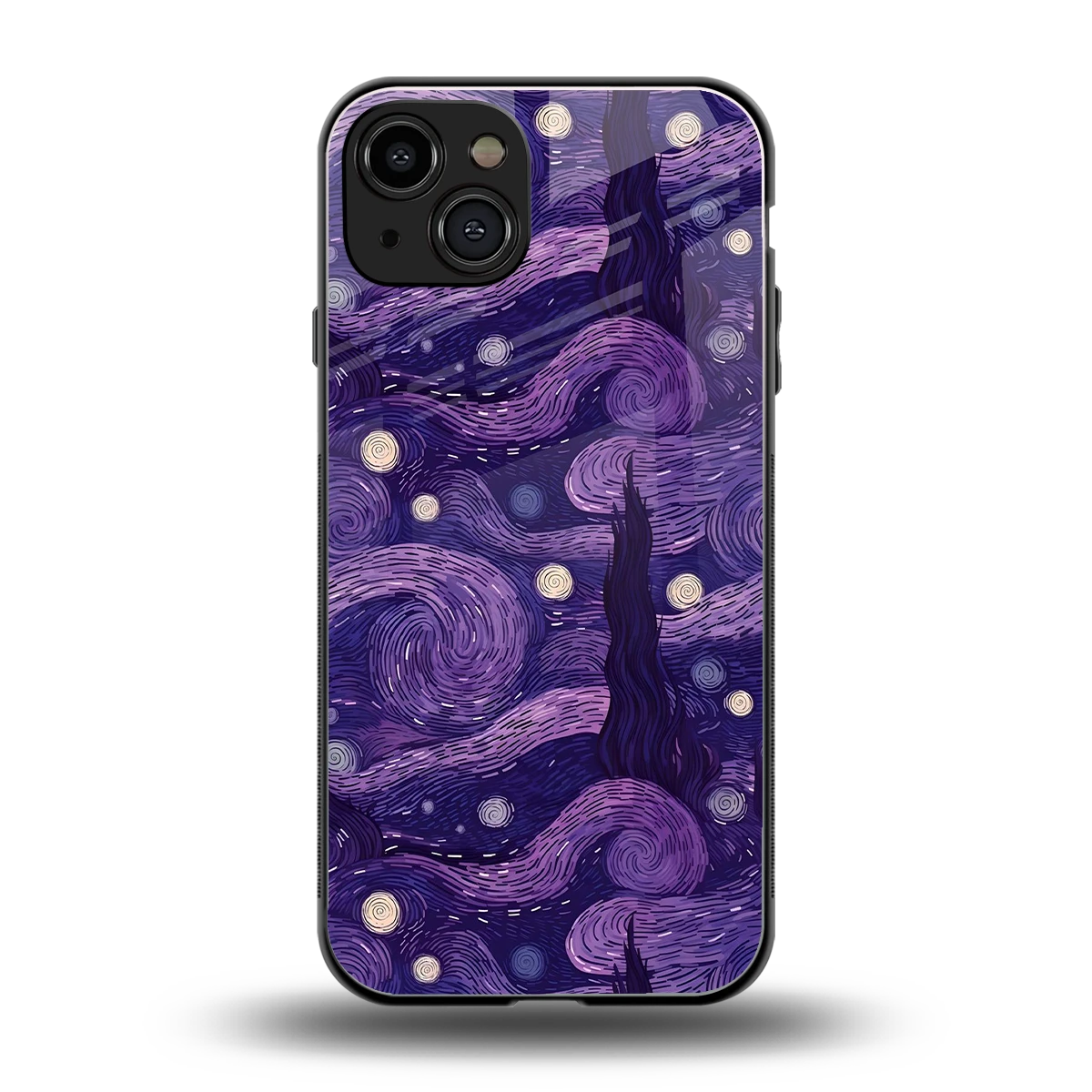 Nebula Galaxy back phone cover | glass case for iphone 15
