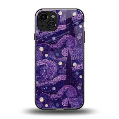 Nebula Galaxy back phone cover | glass case for iphone 15