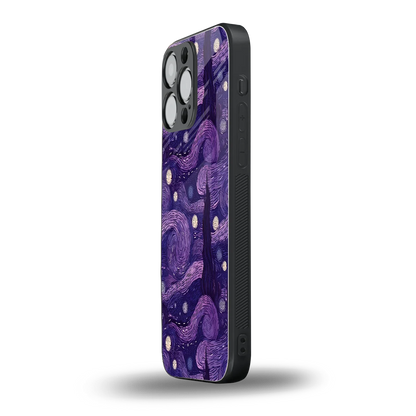 Nebula Galaxy iphone 16 pro max mobile cover | shockproof glass phone case