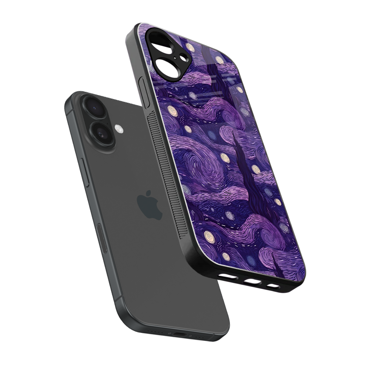 Nebula Galaxy Phone Case for Iphone 16 | Glass Case