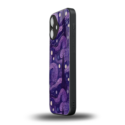 Nebula Galaxy iPhone 16 mobile cover | shockproof glass phone case