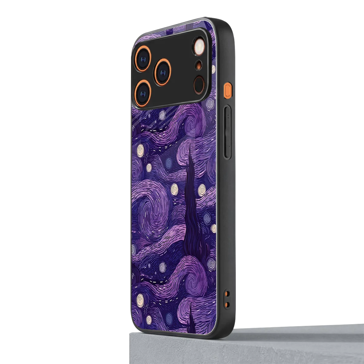 Nebula Galaxy iphone 17 pro max mobile cover | shockproof glass phone case