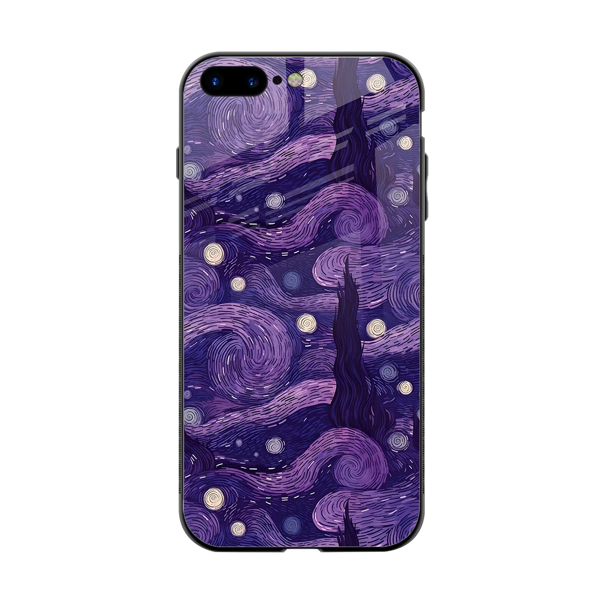 Nebula Galaxy back phone cover | glass case for iphone 7 plus