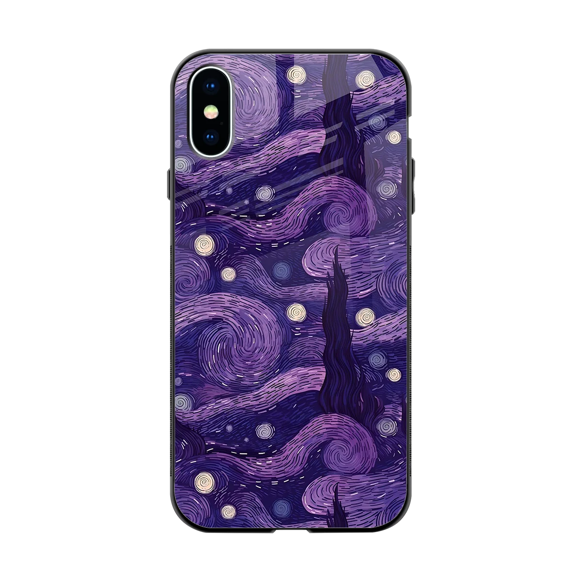 Nebula Galaxy back phone cover | glass case for iphone x