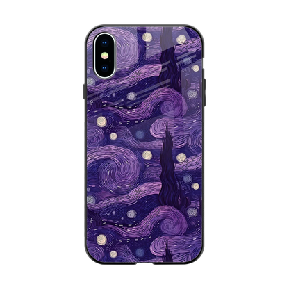 Nebula Galaxy back phone cover | glass case for iphone x