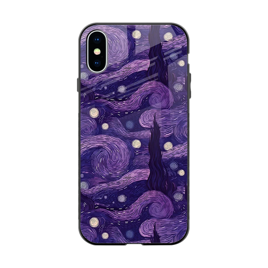 Nebula Galaxy back phone cover | glass case for iphone xs