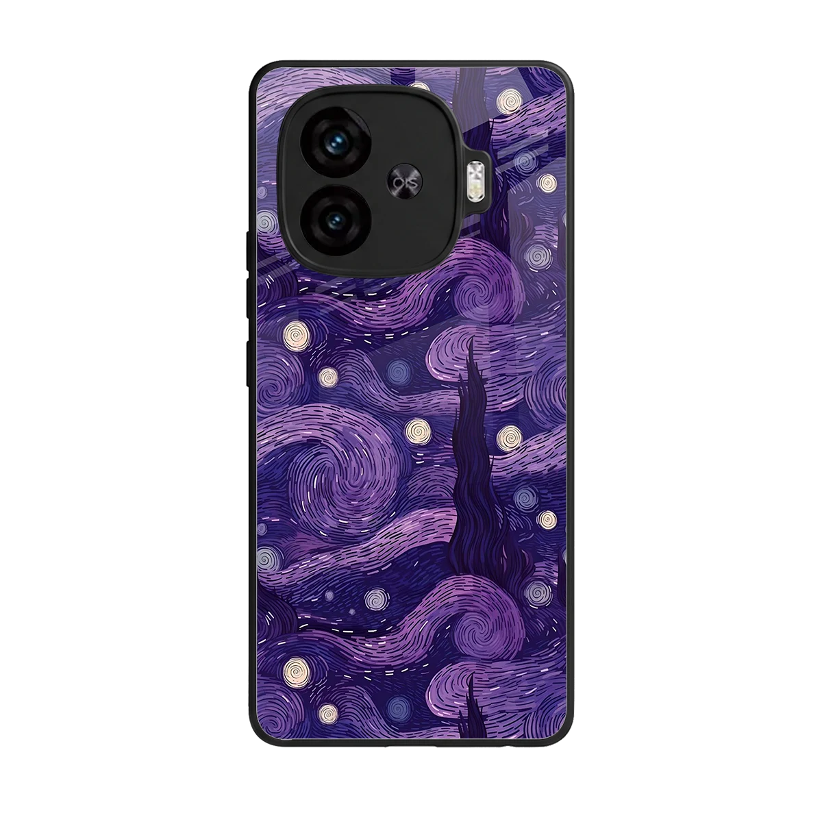 Nebula Galaxy back phone cover | glass case for iqoo neo 10r 5g