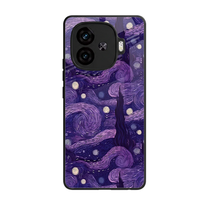 Nebula Galaxy back phone cover | glass case for iqoo neo 10r 5g
