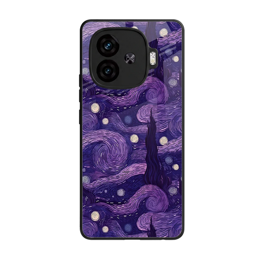 Nebula Galaxy back phone cover | glass case for iqoo neo 10r 5g
