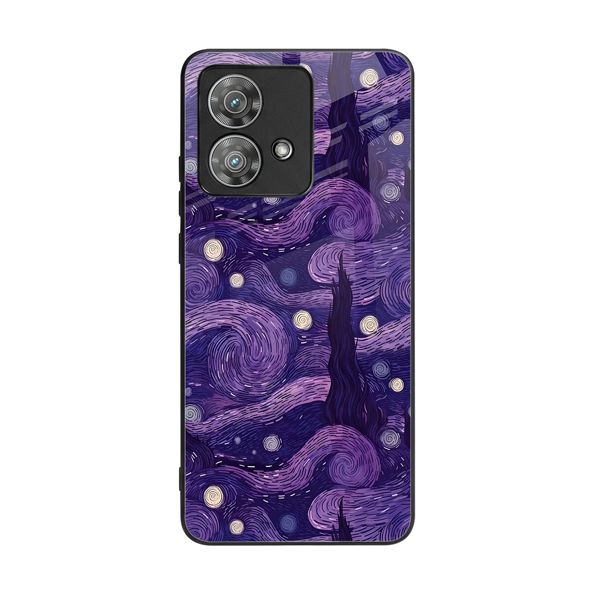 Nebula Galaxy back phone cover | glass case for motorola edge 40 neo 5g