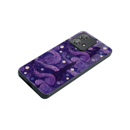 Nebula Galaxy stylish phone case for motorola edge 40 neo 5g | glossy glass and slim fit